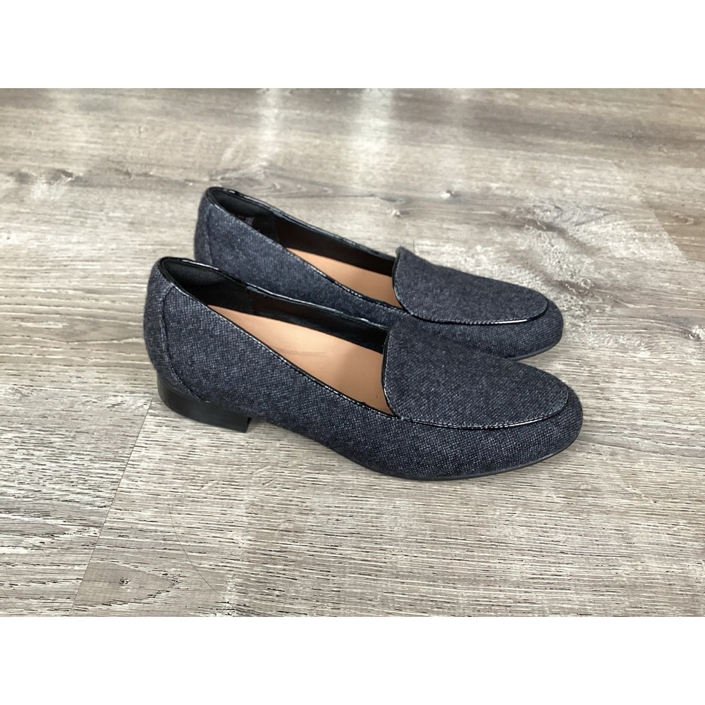 Clarks Unstructured Womens Loafers Size 7 M Un Blush Ease Gray Slip On Comfort